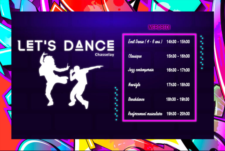 Planning des cours saison 20242025 à Chasselay