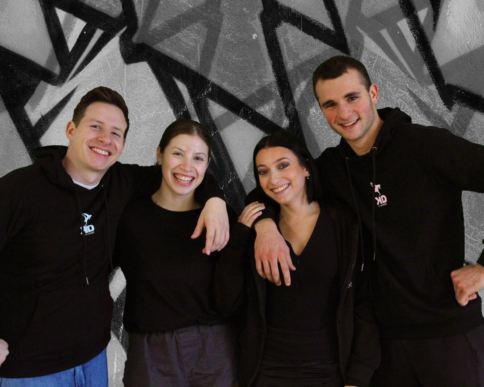 Photo de groupe des professeurs de l'association Kdance